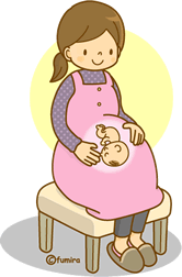 胎教するママ